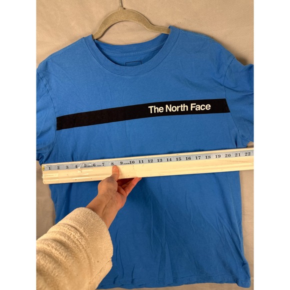 The North Face Blue Short Sleeve T Shirt Men's Size XL Logo Graphic - Picture 4 of 8